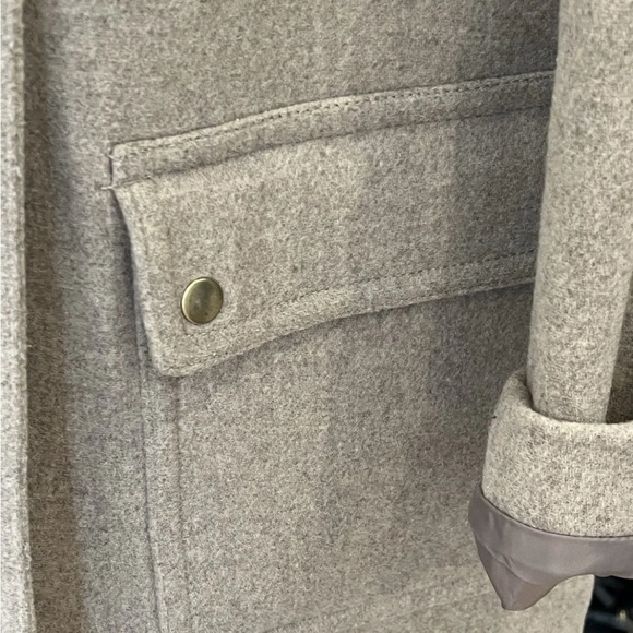 Jcrew Winter Parka Coat With Fur Hood Size 2 - Gently Worn - Picture 13 of 16